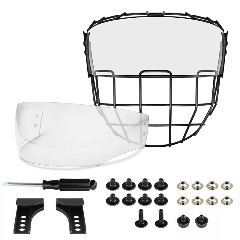 Eishockeykäfig mit Visierset
