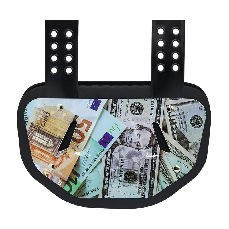 Schlagfeste American-Football-Rückenplatte – leichter und belüfteter Wirbelsäulenschutz